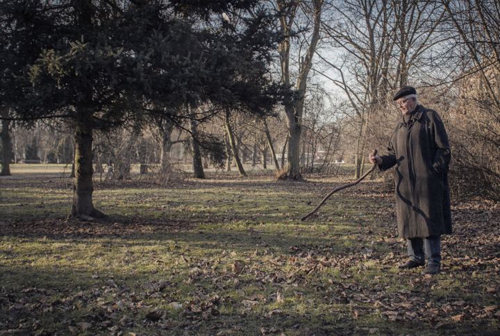 Pavel Hauzner v Borském parku po stopách americké armády, 2015