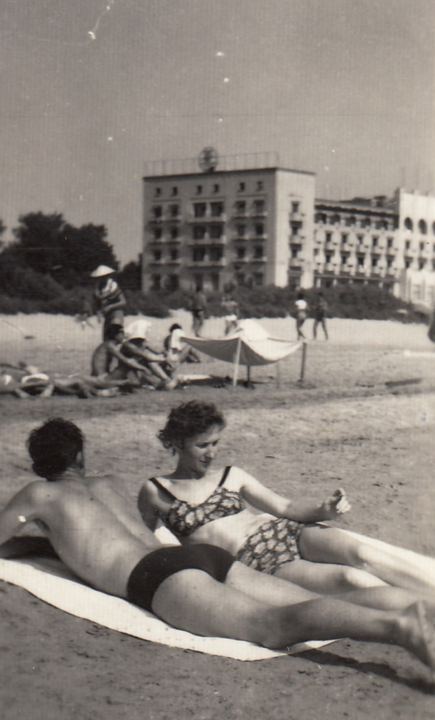 Pavel Hauzner s manželkou v Rumunsku, 1962